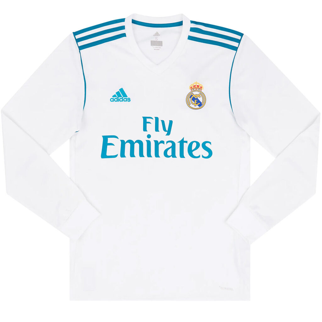 Retro Real Madrid Home Long Sleeve Jersey 2017/18 - Cancha Kits