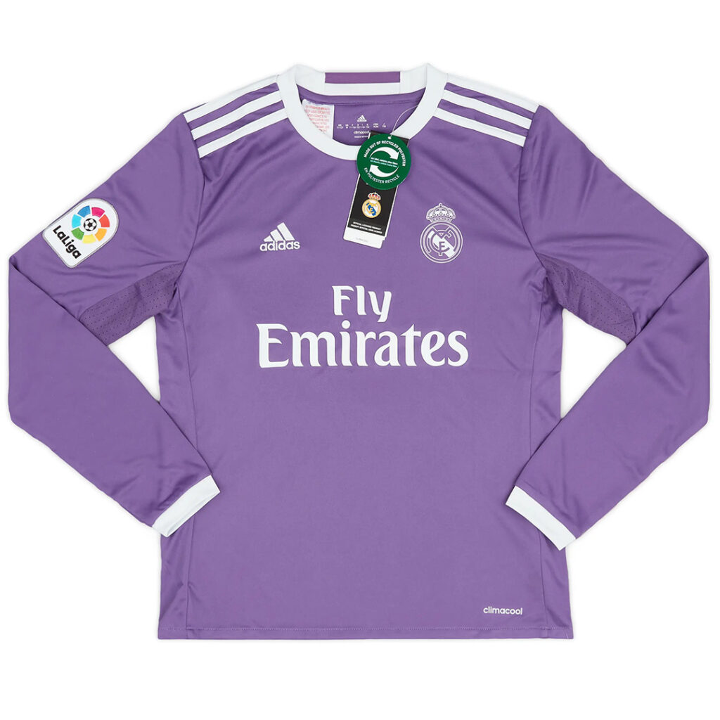 Retro Real Madrid Long Sleeve Away Jersey 2016/17 - Cancha Kits