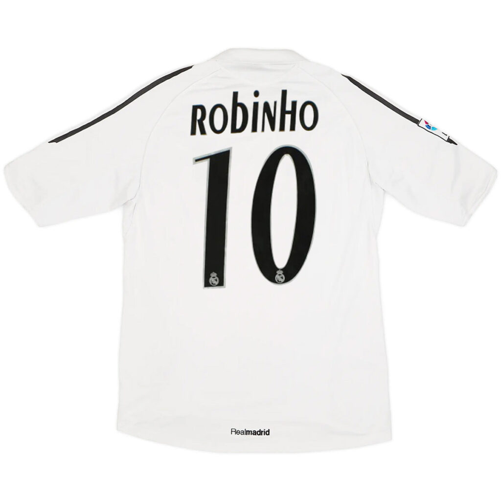 Robinho #10 Retro Real Madrid Home Jersey 2005/06 - Cancha Kits