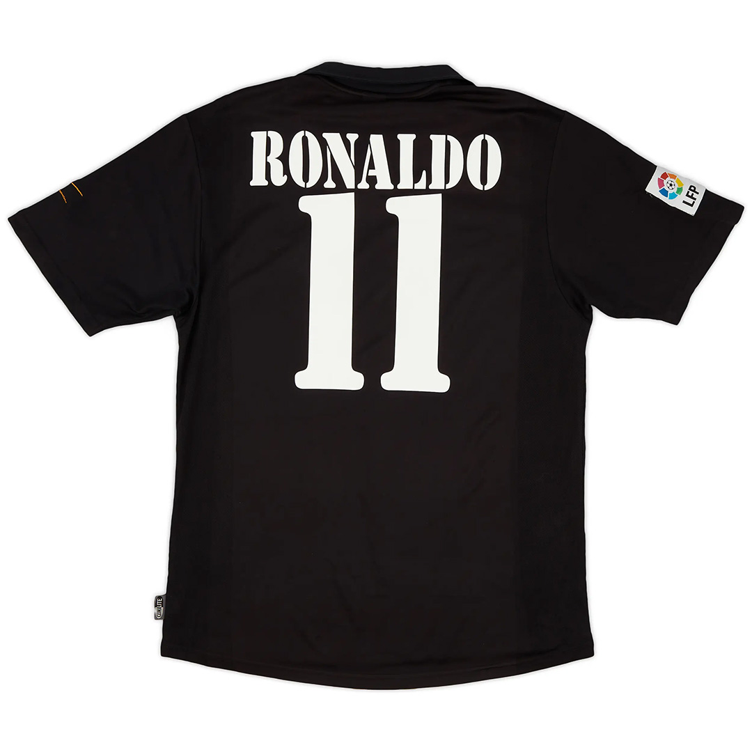 Ronaldo #11 Retro Real Madrid Centenary Away Jersey 2002/03 — Real Madrid Away 2002/03
