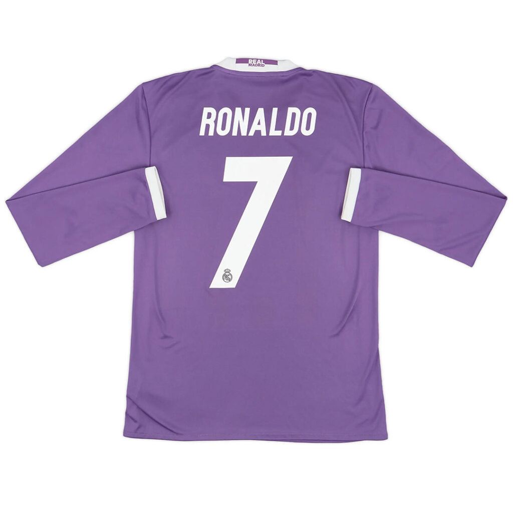 Ronaldo #7 Retro Real Madrid Long Sleeve Away Jersey 2016/17 - Cancha Kits