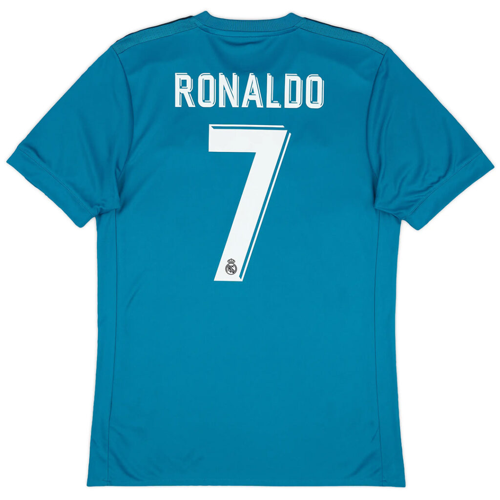 RONALDO #7 Retro Real Madrid Third Jersey 2017/18 - Cancha Kits