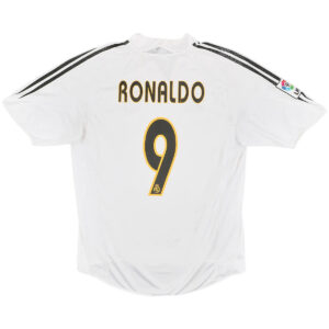 RONALDO #9 Retro Real Madrid Home Jersey 2004/05 - Cancha Kits
