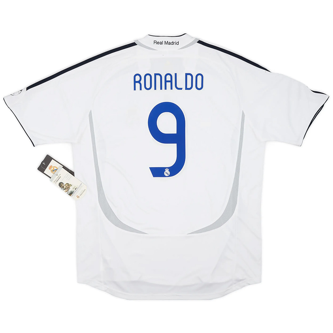 Ronaldo #9 Retro Real Madrid Home Jersey 2006/07 — Real Madrid Home 2006/07