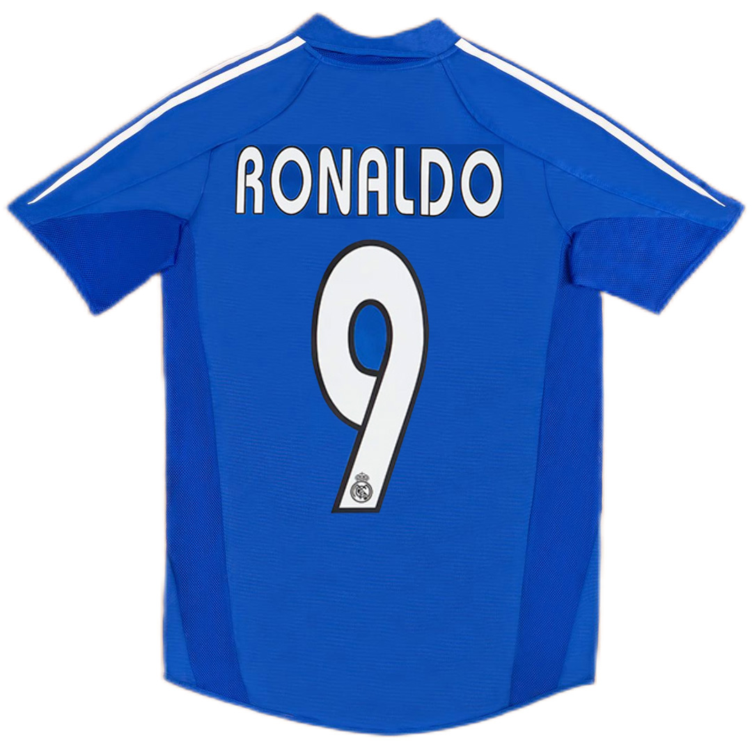 RONALDO #9 Retro Real Madrid Third Jersey 2004/05 — Real Madrid Third Away 2004/05