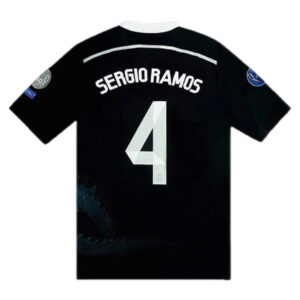 SERGIO RAMOS #4 Retro Real Madrid UCL Third Jersey 2014/15 - Cancha Kits