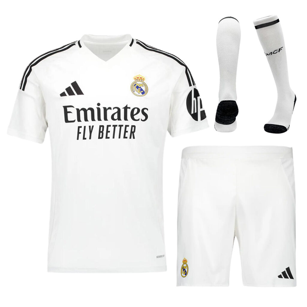 Real Madrid Home Full Jersey Kit - Cancha Kits