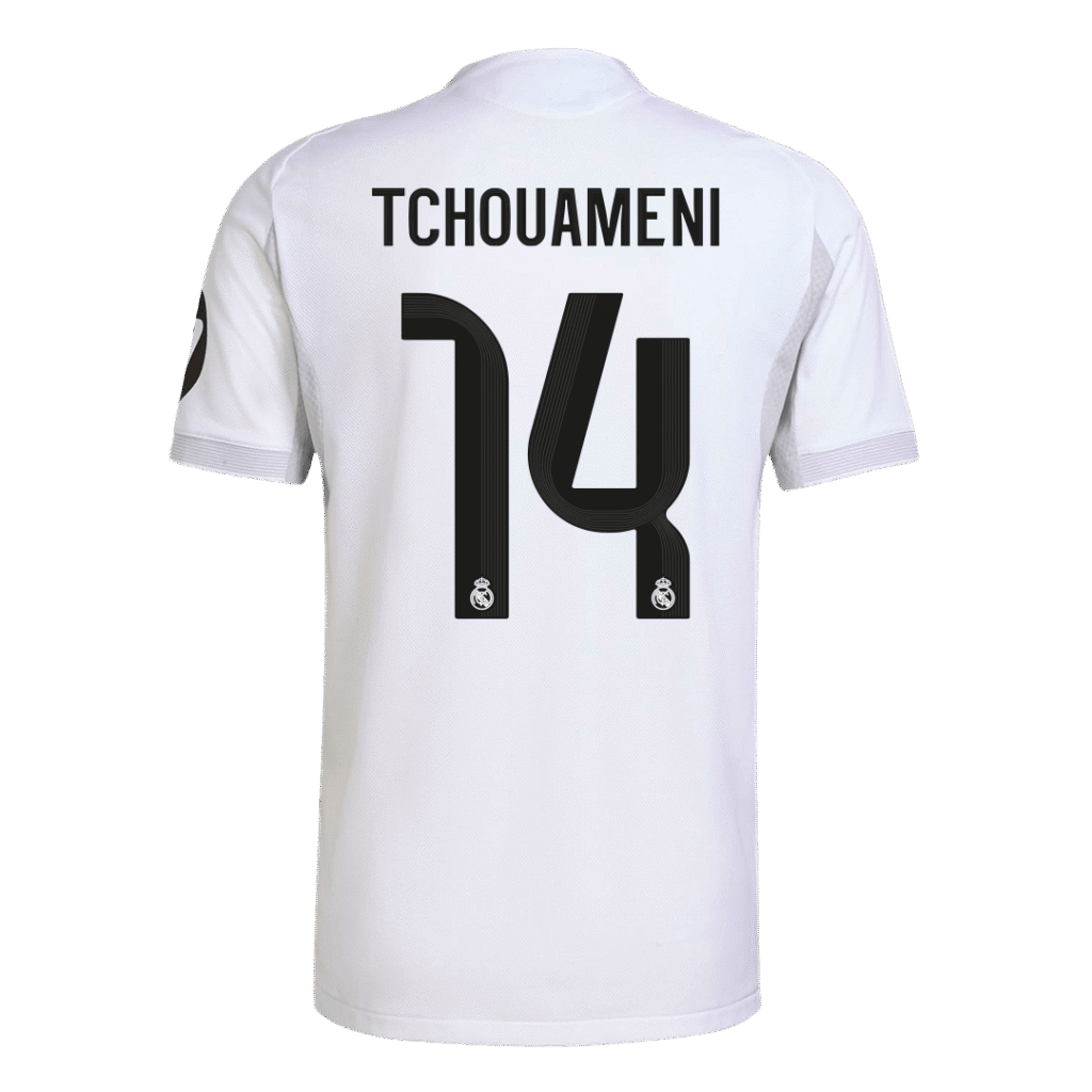 TCHOUAMENI #14 Real Madrid Home Match Jersey Player Version 2025/26 - Cancha Kits