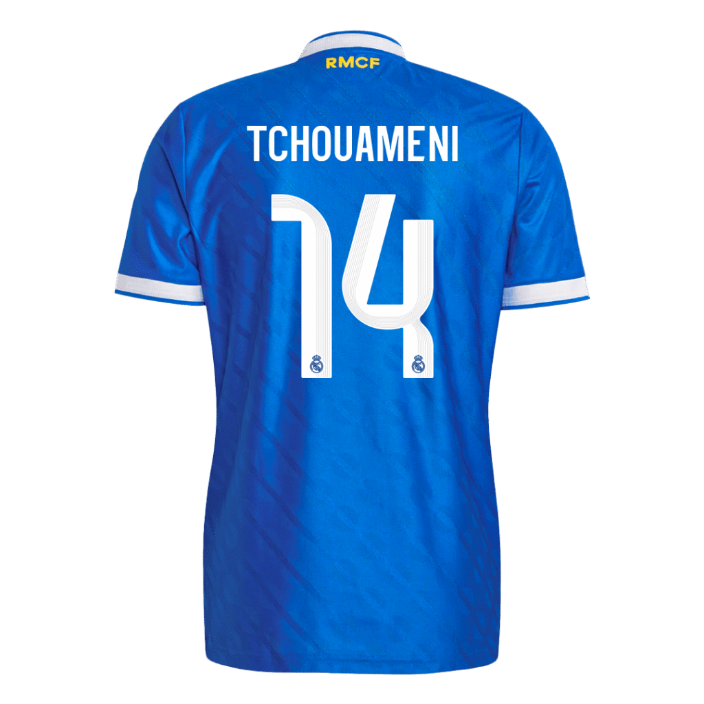 TCHOUAMENI #14 Real Madrid Third Match Jersey Player Version 2025/26 - Cancha Kits