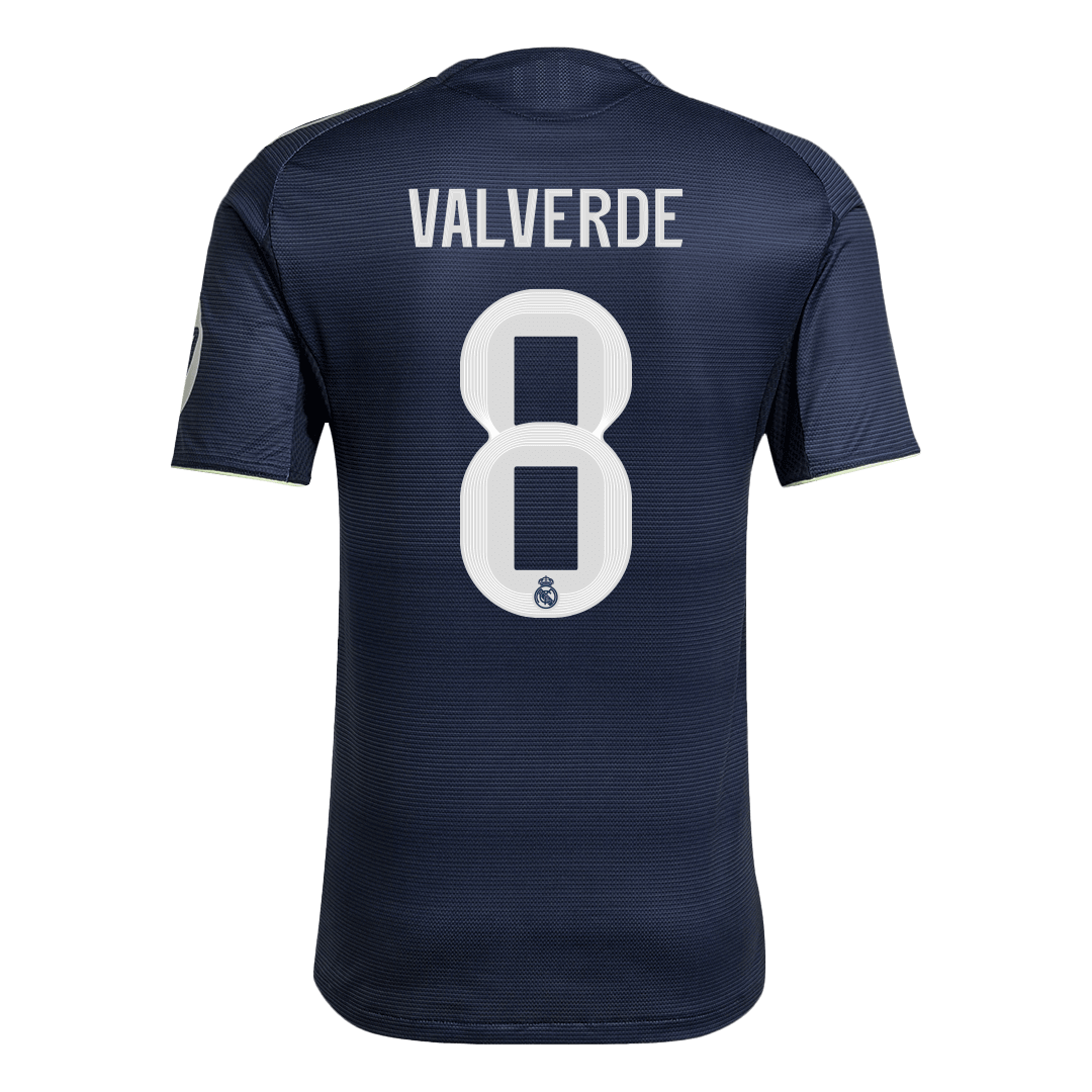 VALVERDE #8 Real Madrid Away Match Jersey Player Version 2025/26 — Real Madrid Away 2025/26