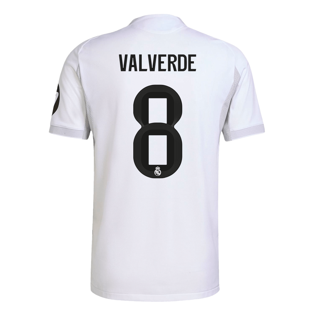 VALVERDE #8 Real Madrid Home Match Jersey Player Version 2025/26 — Real Madrid Home 2025/26