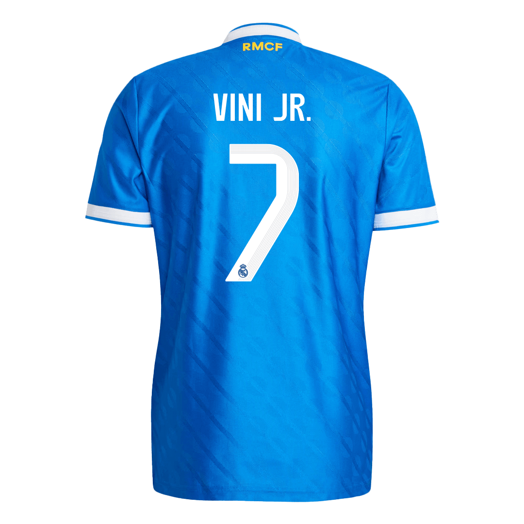 VINI JR. #7 Real Madrid Third Away Match Jersey Player Version 2025/26 — Real Madrid Third Away 2025/26
