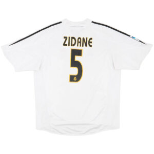 Zidane #5 Retro Real Madrid Home Jersey 2004/05 - Cancha Kits