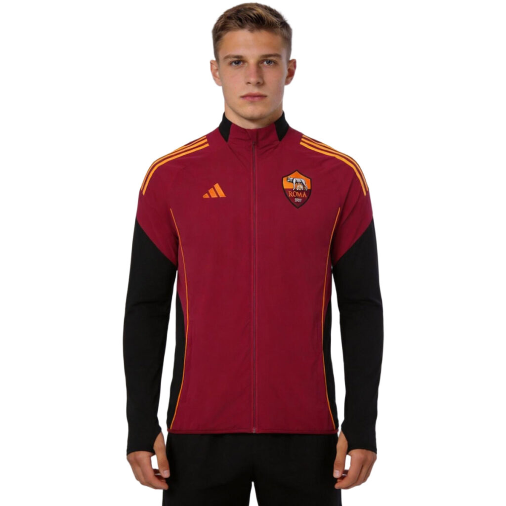 AS Roma Windbreaker Jacket Red 2025/26 - Cancha Kits