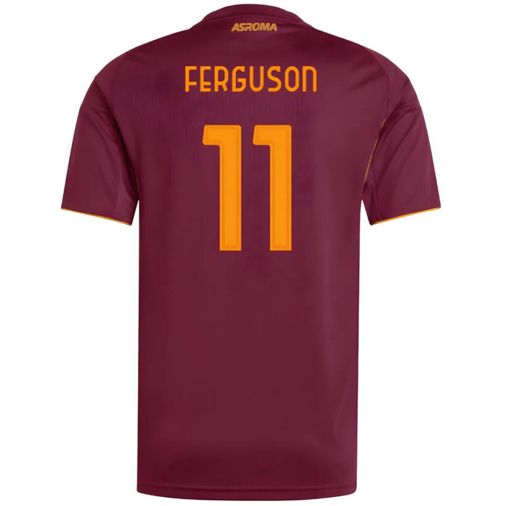 Ferguson #11 Roma Home Jersey 2025/26 - Cancha Kits