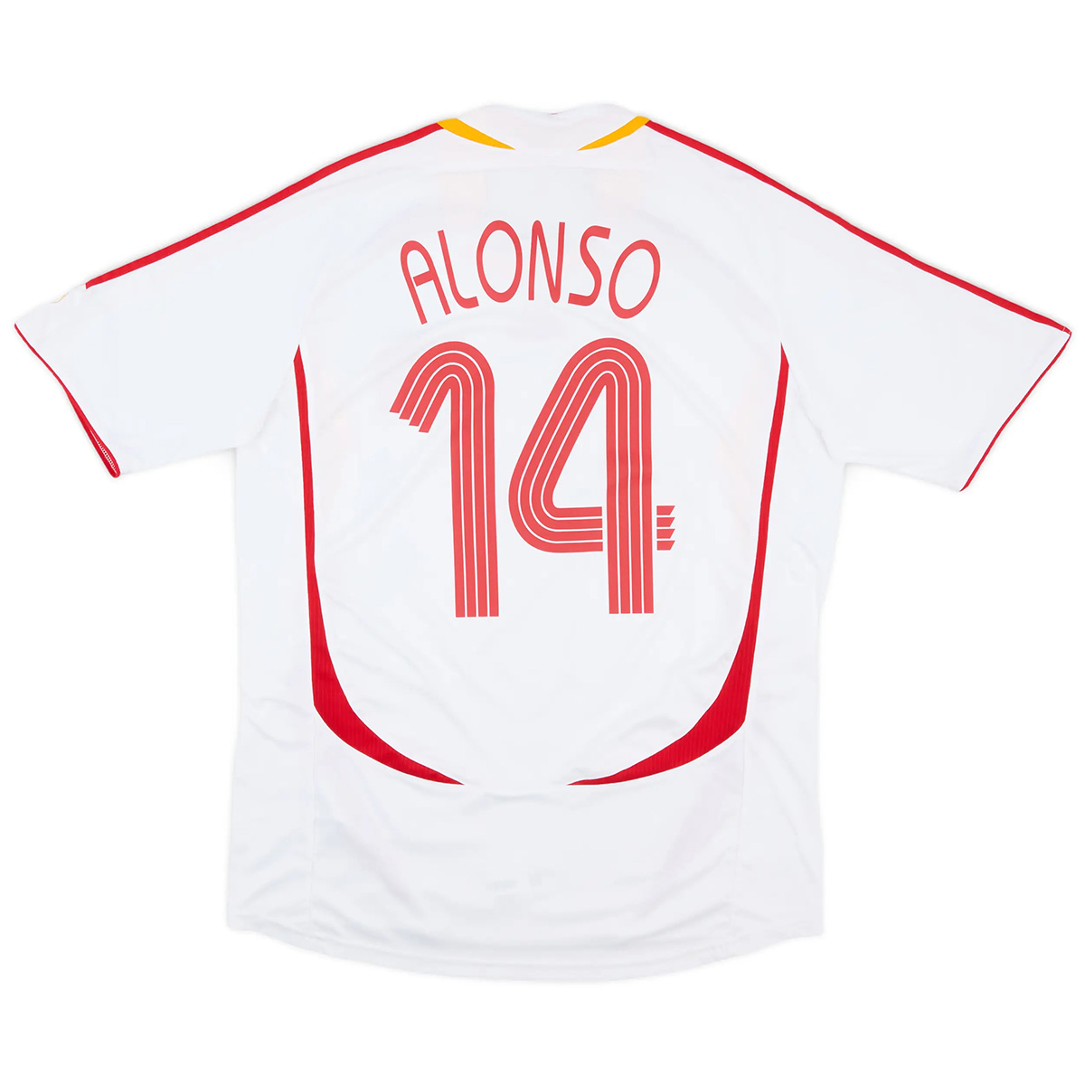 Alonso #14 Retro Spain Away Jersey World Cup 2006 — Spain Away 2006