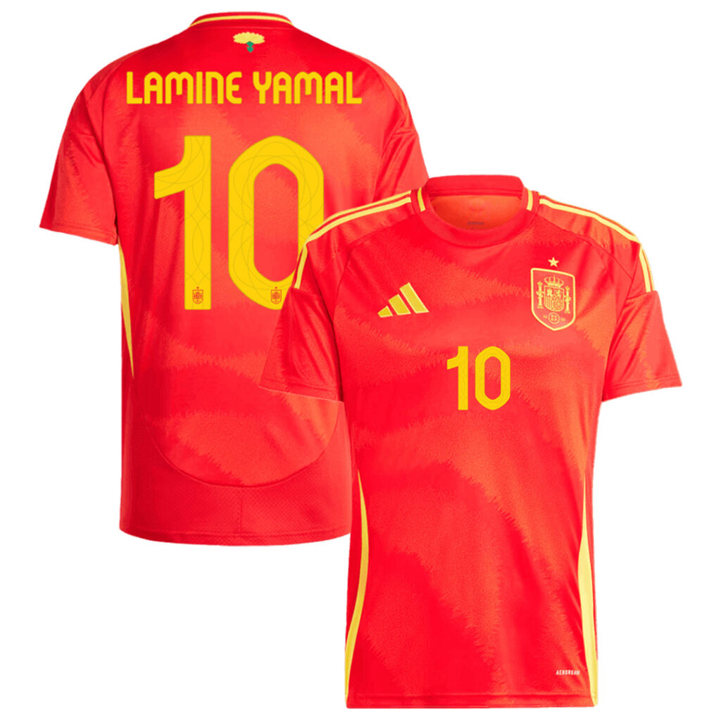 LAMINE YAMAL #10 Spain Home Jersey Euro - Cancha Kits