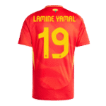 LAMINE YAMAL #19 Spain Home Jersey Euro
