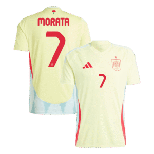 MORATA #7 Spain Away Jersey Euro - Cancha Kits