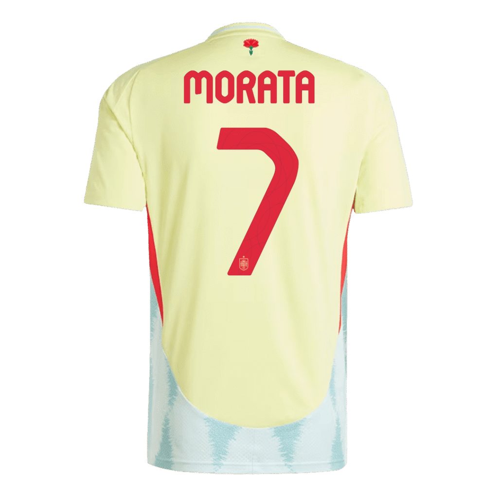 MORATA #7 Spain Away Jersey Euro - Cancha Kits