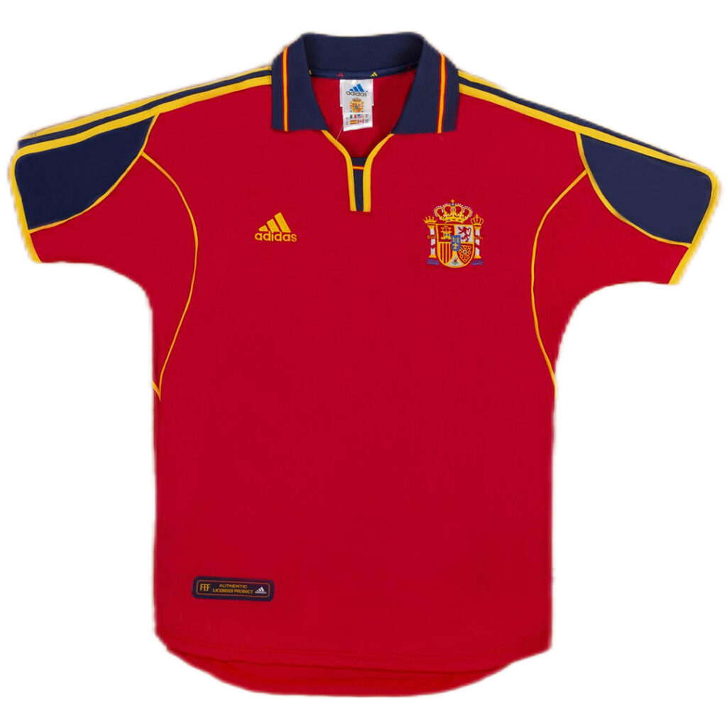 Retro Spain Home Jersey Euro Cup 2000 - Cancha Kits