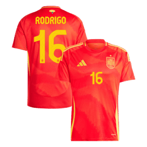 RODRIGO #16 Spain Home Jersey Euro - [Supre Replica] - Cancha Kits