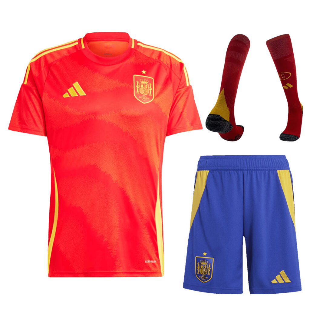 Spain Home Full Kit Euro - Cancha Kits