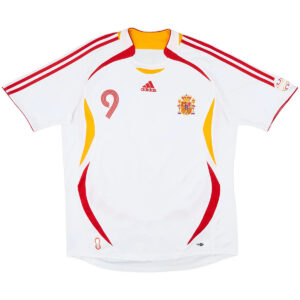 Torres #9 Retro Spain Away Jersey World Cup 2006 - Cancha Kits