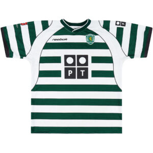 C.RONALDO #28 Retro Sporting Lisbon Home Jersey 2002/03 - Cancha Kits