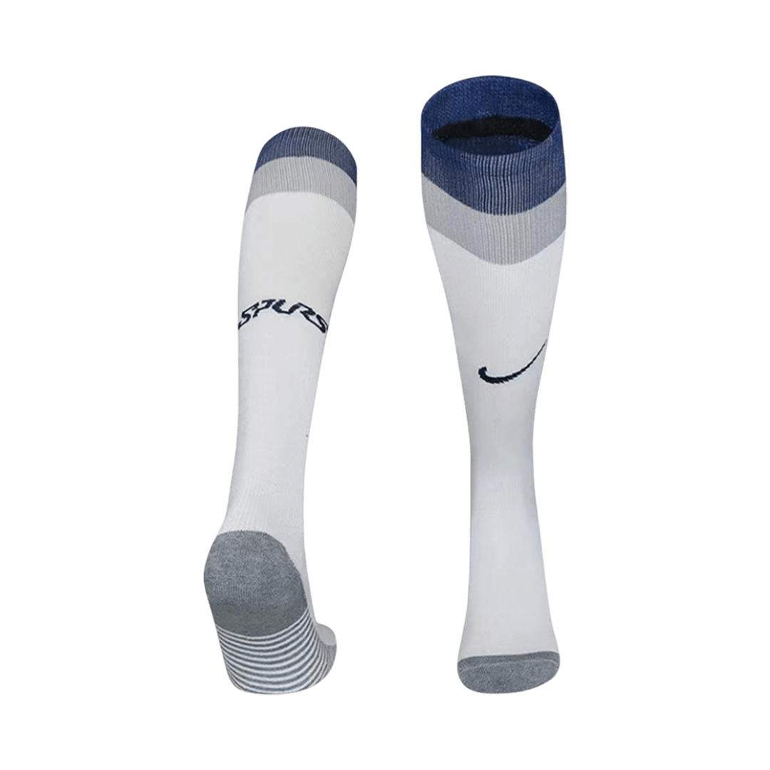 Kids Tottenham Hotspur Home Soccer Socks - White 2025/26 — Tottenham Hotspur Home 2025/26