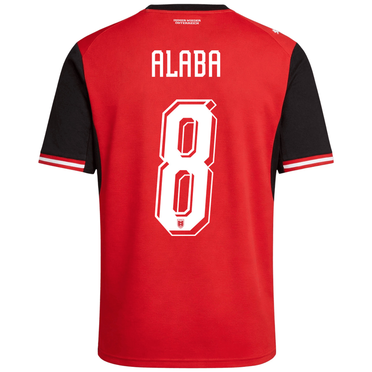 ALABA #8 Austria Home Jersey World Cup 2026 — UEFA Home 2026