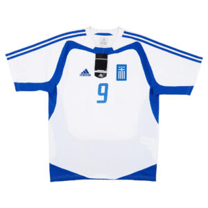 CHARISTEAS #9 Retro Greece Away Jersey Euro Cup 2004 - Cancha Kits