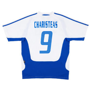 CHARISTEAS #9 Retro Greece Away Jersey Euro Cup 2004 - Cancha Kits