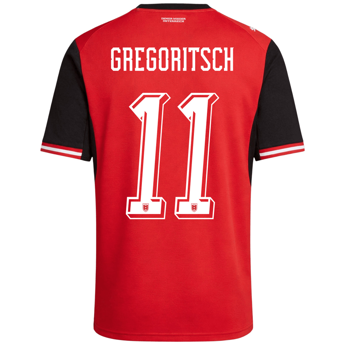 GREGORITSCH #11 Austria Home Jersey World Cup 2026 — UEFA Home 2026
