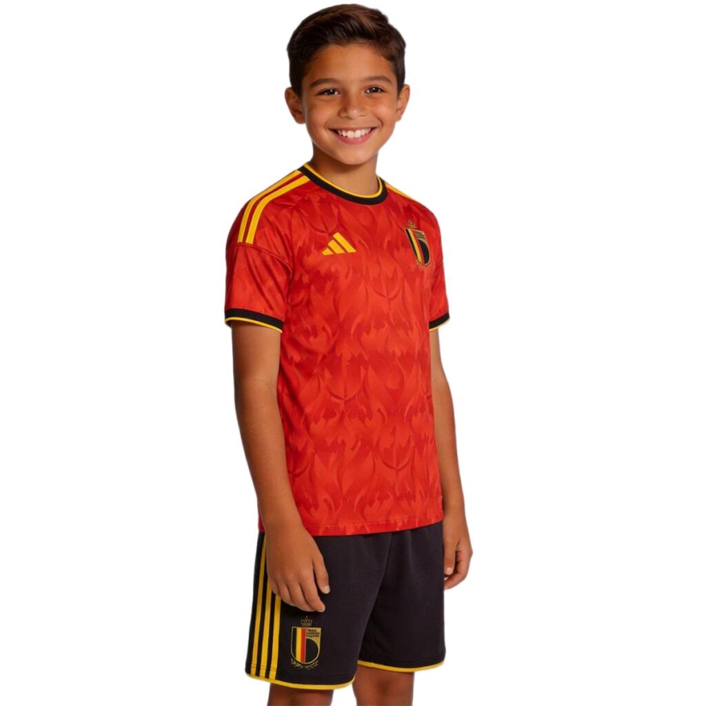 Kids Belgium Home Jersey Kit World Cup 2026 - Cancha Kits