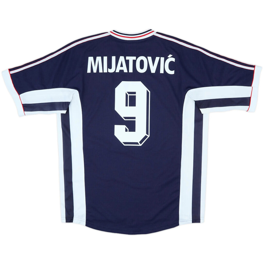 Mijatović #9 Retro Yugoslavia Home Jersey World Cup 1998 - Cancha Kits