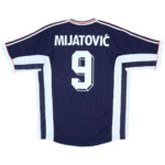Mijatović #9 Retro Yugoslavia Home Jersey World Cup 1998