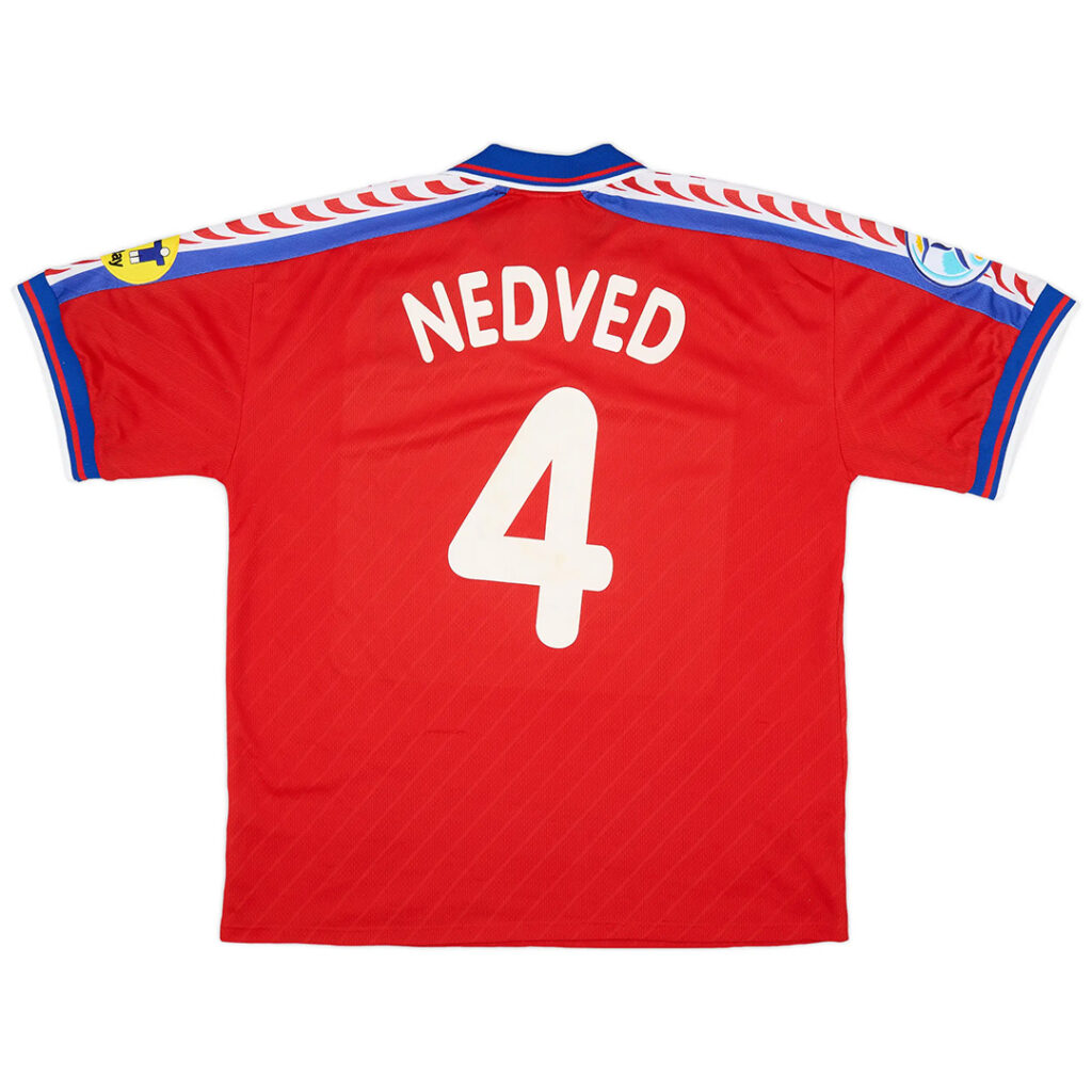 Nedved #4 Retro Czech Republic Home Jersey 1996/98 - Cancha Kits