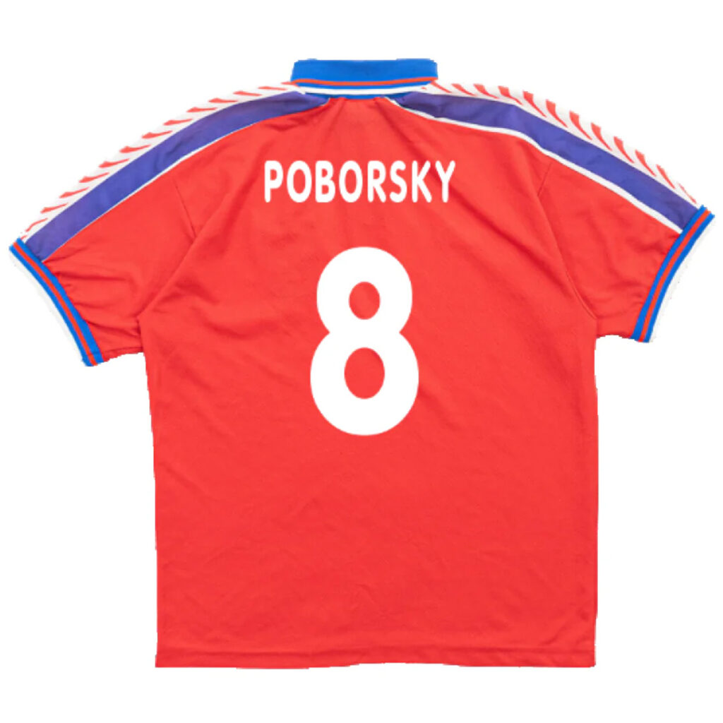 Poborsky #8 Czech Republic Home Jersey 1996/98 - Cancha Kits