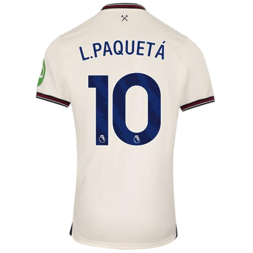 L.PAQUETÁ #10 West Ham United Away Jersey 2025/26 - Cancha Kits